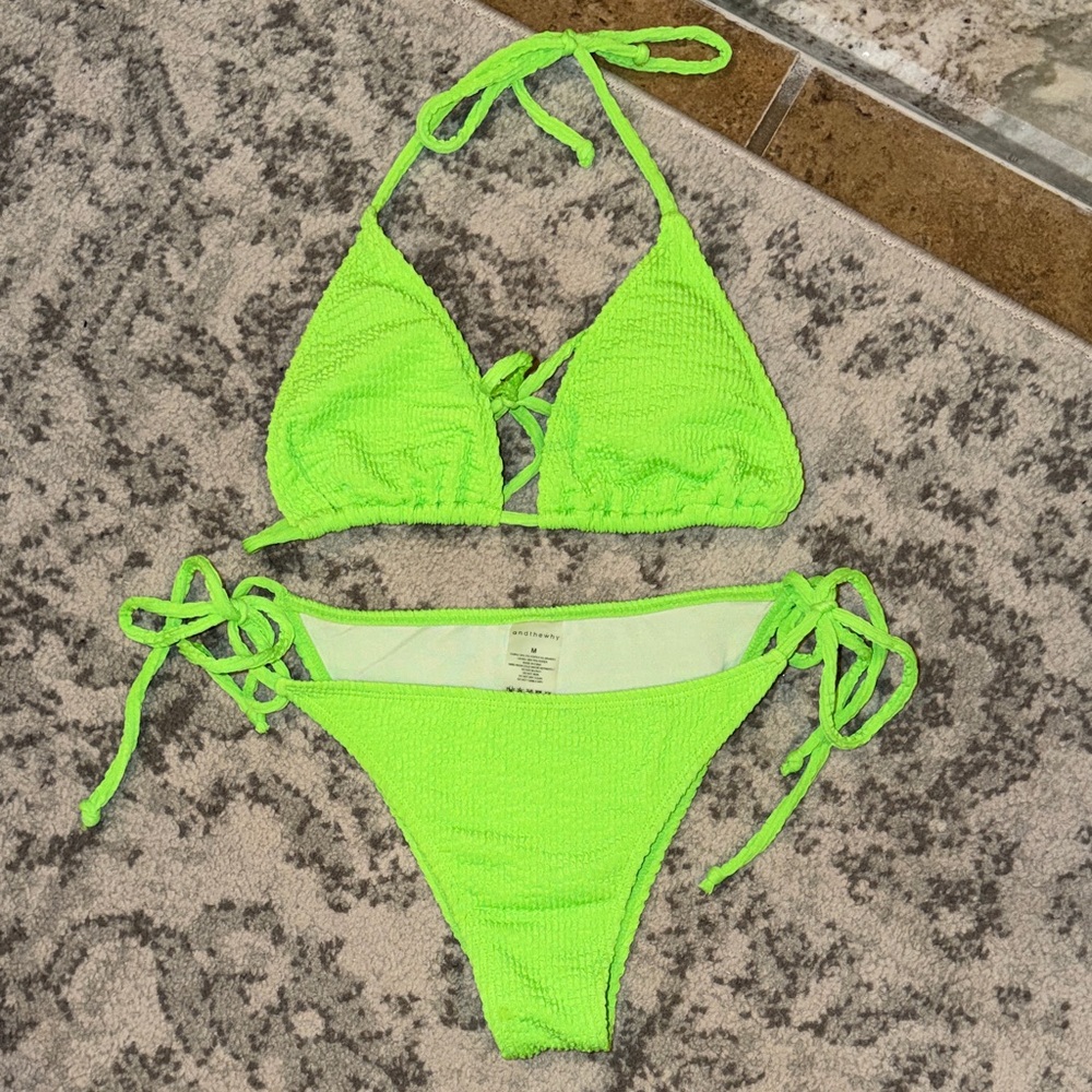Neon Green Bikini Set